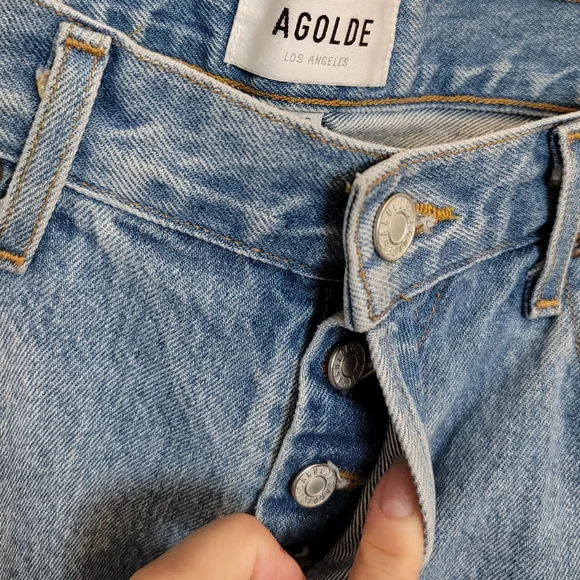 🆕️ Agolde Lana Mid Rise Slice Jeans